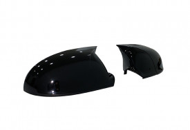 Capace oglinda compatibile cu VW JETTA 2005-2010 Negru lucios Batman Style - Img 3