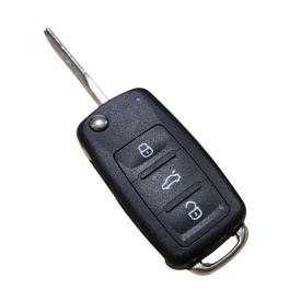 Carcasa cheie tip briceag compatibil cu Volkswagen, Skoda, Seat cu 3 butoane anii 2002-2014