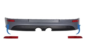 Catadioptrii reflectorizanti Bara Spate compatibil cu VW Golf 5 V 2003-2007 R32 Look