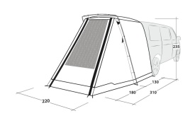 Cort auto pentru hayon spate, Outwell Vehicle Awn. Sandcrest L - Img 13