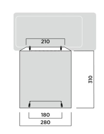 Cort auto pentru usa laterala van sau MPV, camping, plaja, pescuit, Easy Camp Vehicle Awning Utne - Img 6