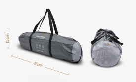 Cort camping tip copertina pentru haion masina Easy Camp Krossbu Mini, 160x170 cm pentru Peugeot Rifter, Citroën Berlingo, VW Caddy - Img 5