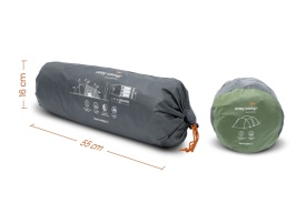 Cort camping tip tunel pentru 3 persoane, 400x190x120 cm, Easy Camp Tent Hemsedal 3 - Img 6