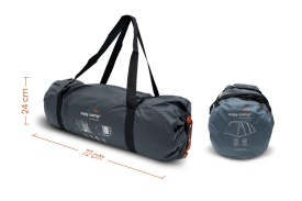 Cort camping tip tunel pentru 4 persoane, 430x260x185 cm, Easy Camp Tent Hamra 4 - Img 6