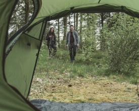 Cort pentru camping tip cupola pentru 4 persoane, 380x260x150 cm, Easy Camp Tent Lomsdal 4 - Img 7