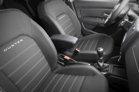 Cotiera auto Armster OE cu USB DACIA Sandero III 2020-> cu cotiera de fabrica, piele ecologica negru - Img 6