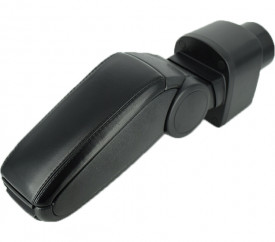 Cotiera auto compatibila DACIA DUSTER 2010-2017 Imitatie piele Negru - Img 5