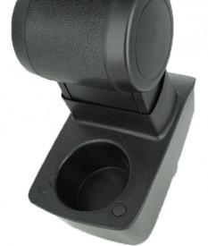 Cotiera auto dedicata FORD FIESTA 2008-2017, negru, imitatie de piele - Img 4