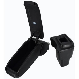 Cotiera auto Hyundai i10 2013-2019, negru, imitatie de piele - Img 2