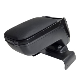 Cotiera auto neagra cu buzunar compatibila Ford Focus III 2011-2018, piele ecologica - Img 3