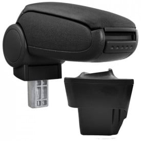 Cotiera auto Opel Astra H 2004-2010, negru, material textil - Img 1