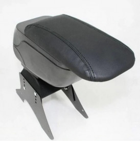 Cotiera auto universala neagra si cusatura neagra - Img 4