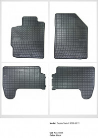 Covorase auto cauciuc TOYOTA YARIS 2005-2011 - Img 2