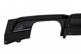 Difuzor Bara Evacuare Stanga compatibil cu BMW Seria 3 F30 F31 2011-> M Performance Design Negru Lucios - Img 2