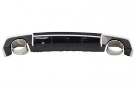 Difuzor Bara Spate compatibil cu AUDI A3 8V Sedan Cabrio 2012-2015 RS3 Design - Img 6