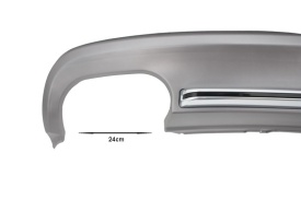Difuzor Bara Spate compatibil cu AUDI A5 8T 2 Usi Coupe sau Cabriolet 2012-2015 S5 Design - Img 9