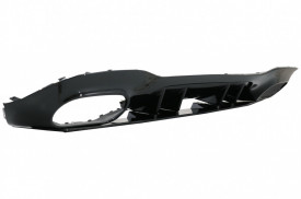 Difuzor Bara Spate compatibil cu Mercedes A-Class W177 Hatchback 2018-> Evacuari Crom - Img 4