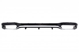 Difuzor Bara Spate compatibil cu Mercedes E-Class W213 2016-2019 E63 Design Crom - Img 2
