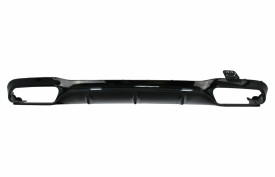 Difuzor Bara Spate compatibil cu Mercedes E-Class W213 2016-2019 E63 Design Negru Lucios - Img 3