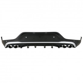 Difuzor Bara Spate compatibil cu Mercedes GLC X253 SUV 2020-> GLC43 Ornamente Tobe Crom - Img 1