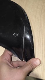 Difuzor bara spate compatibil cu VW GOLF 6 2008-2012 GTI Design fara evacuare, negru lucios DETERIORAT - Img 6