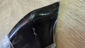 Difuzor bara spate compatibil cu VW GOLF 6 2008-2012 GTI Design fara evacuare, negru lucios, Produs Deteriorat! - Img 6