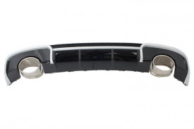 Difuzor Bara Spate cu Ornamente evacuare compatibil cu Audi A3 8V Hatchback Sportback 2012-2015 RS3 Design - Img 6
