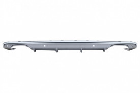 Difuzor Bara Spate Evacuare Dubla compatibil cu AUDI Q5 8R Facelift 2013-2016 Bara S Line - Img 5