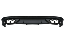 Difuzor Bara Spate Evacuare Dubla compatibil cu Audi Q5 SUV 2018-2020 si Evacuari Negre - Img 8