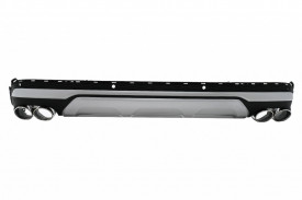 Difuzor Bara Spate Evacuare Dubla compatibil cu Audi Q7 SUV 4M Facelift 2020-> - Img 2