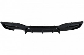 Difuzor Bara Spate Evacuare Dubla Stanga Negru Lucios compatibil cu BMW Seria 1 F20 F21 LCI 2015-2019 - Img 4