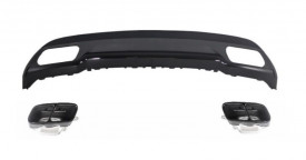 Difuzor Bara Spate MERCEDES A-Class W176 2012-> Black - Img 2