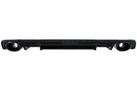 Difuzor Bara Spate Ornamente evacuare crom compatibil cu Audi A4 B9 8W Sedan Avant 2016-2018 pentru Bara S Line