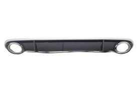 Difuzor Bara Spate si Ornamente Evacuare compatibil cu Audi A4 B8 Pre Facelift 2007-2011 Sedan Avant RS4 Desing