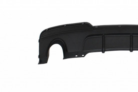 Difuzor de aer cu evacuare dubla compatibil cu BMW F10 F11 Seria 5 Non-LCI LCI 2011-2017 M-Technik Design Negru Lucios - Img 6