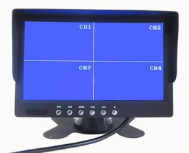 Display auto de 7" inch cu 4 canale, 12V - 24V, D710 cu telecomanda - Img 2