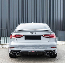 Eleron Portbagaj compatibil cu Audi A3 8V Sedan 2013-> Negru Lucios - Img 8