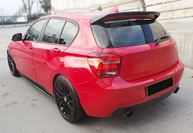 Eleron Portbagaj compatibil cu BMW Seria 1 F20 2011-2019, fibra, negru lucios - Img 4