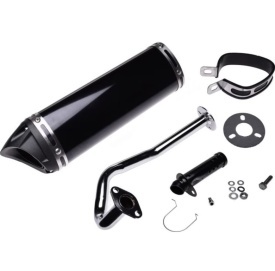 Esapament GY6 50cc tuning, negru