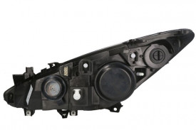Far Dreapta H1/H7, electric, cu motor, culoare cromat compatibil PEUGEOT 307 2005-2012 - Img 2