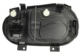 Far Dreapta H1/H7, electric, cu motoras, culoare cromat compatibil VW GOLF IV 1998-2004 - Img 2