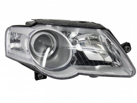 Far Dreapta H7/H7, electric, cu motor, culoare cromat compatibil VW PASSAT B6 2005-2010 - Img 1