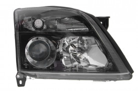 Far Dreapta H7/H7, electric, fara motoras, culoare negru compatibil OPEL VECTRA C 2002-2005