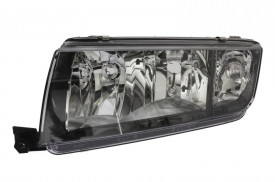 Far Stanga H3/H7, electric, fara motoras, culoare negru compatibil SKODA FABIA I 1999-2007