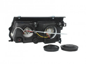 Far Stanga H4/H7, electric, fara motoras, culoare argintiu compatibil VW PASSAT B5 1996-2001 - Img 2