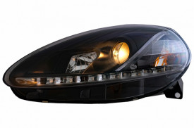 Faruri DAYLIGHT LED compatibil cu Fiat Grande Punto (09.2005-2008) Negru - Img 6