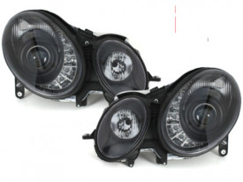 Faruri DAYLINE compatibil cu MERCEDES B. W211 E-Klasse 06-08 negru - Img 2
