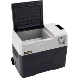 Frigider auto de 30L, cu roti si maner, voltaj operare 12V 24V DC si 100-240V AC pentru exterior, camping, rulote - Img 9