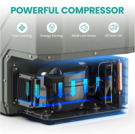 Frigider auto DELUXE cu compresor, volum 40 L, 12-24 V, consum 60W - Img 10
