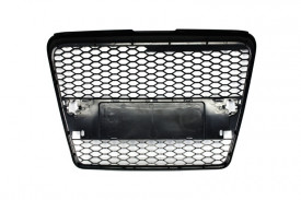 Grila Centrala compatibil cu AUDI A6 C6 2004-2007 RS Design Negru Mat - Img 3